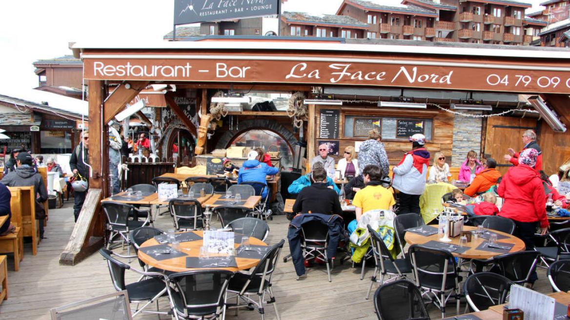 Terras restaurant la Face Nord