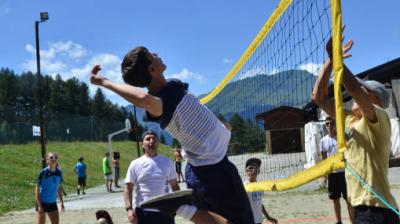 Volleybalterrein Terrain de volley aux Coches