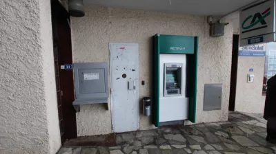 Geldautomaat te Montchavin