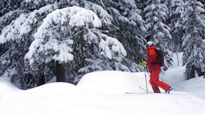 Skitouringroute: Montchavin - Les Pierres Blanches Itiniraire de ski de randonnée