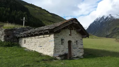 Wandeling in de vallei van la Plagne