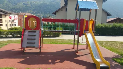 Speeltuin - Aime Vallée de la Plagne kerk