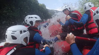 Rafting - Rêve d'eau - vallei van la Plagne