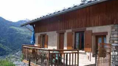 Uitzicht op de gîte