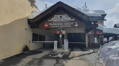 Belle Plagne Parkeergarage stroomopwaarts
