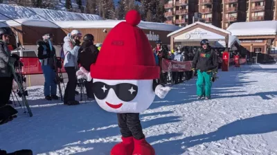 Ontmoeting met de mascotte van La Plagne_La Plagne
