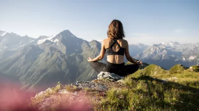 Yoga aan de top