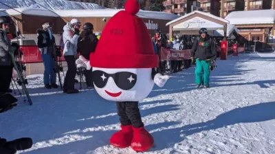 Ontmoeting met de mascotte van La Plagne_La Plagne