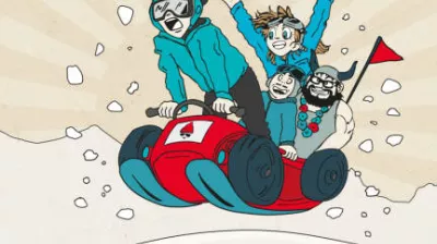 Kamicaisse, De zeepkistenrace_La Plagne