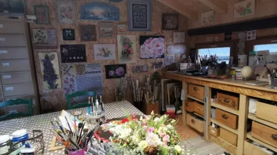 De schilderworkshop van Florence REGNAULT