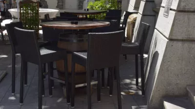 Terras van Café du Centre