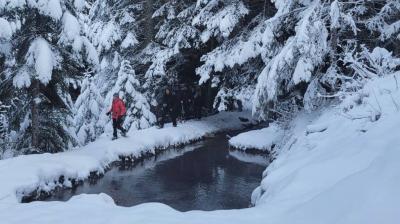 Sortie raquettes au clair de lune_Aime-la-Plagne