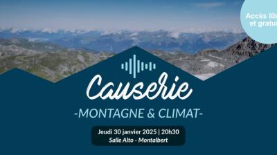 Conférence Montagne et Climat Les causeries_Plagne-Montalbert