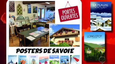 Journée portes ouvertes à l'atelier "Posters de Savoie"_Plagne-Montalbert