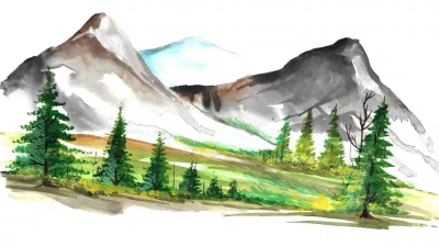 Aquarel workshop_Aime-la-Plagne