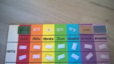 Creatieve workshop: een weekplanner met klittenband maken_Aime-la-Plagne