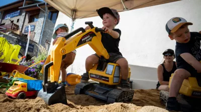 Feest van de Mioches | Zandbak_Plagne-Montalbert