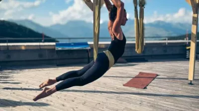 Yin Yoga vanuit de lucht_La Plagne