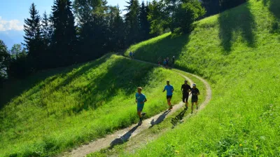 Jogging sessie!_Montchavin-les-Coches
