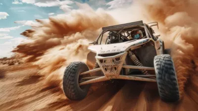 Race met elektrische buggy_Plagne-Montalbert