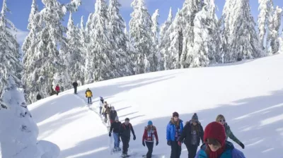 Panoramische sneeuwschoenwandeling vanaf de kabelbaan_Champagny-en-Vanoise