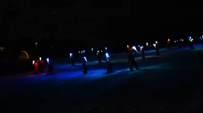 Fakkeltocht en vuurwerk_Plagne-Montalbert