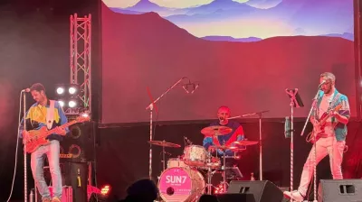 concert van de band Sun7_Longefoy-sur-Aime