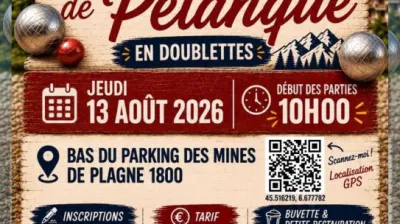 Groot petanquetoernooi in Plagne 1800_La Plagne