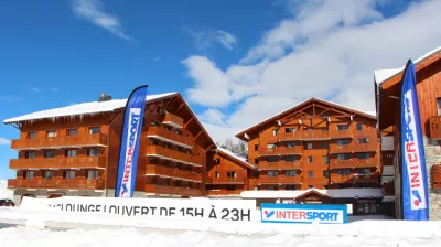 Intersport Plagne Soleil, naast de Vancouver bar