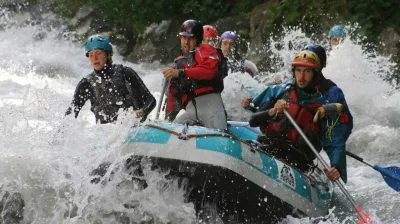 rafting op de Doron de Bozel