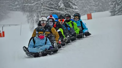 Een echte snakegliss afdaling