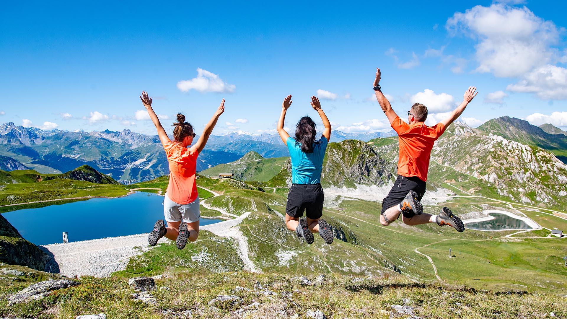 Randonnée avce vue à La Plagne Randonnée avce vue à La Plagne