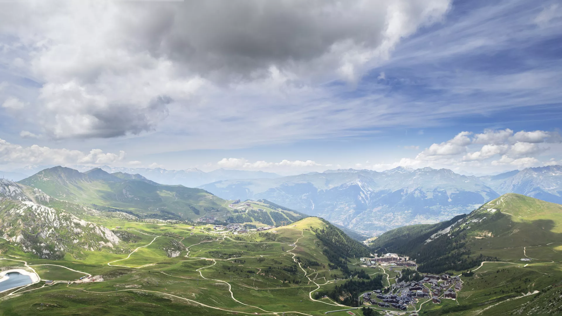Panorama la Plagne