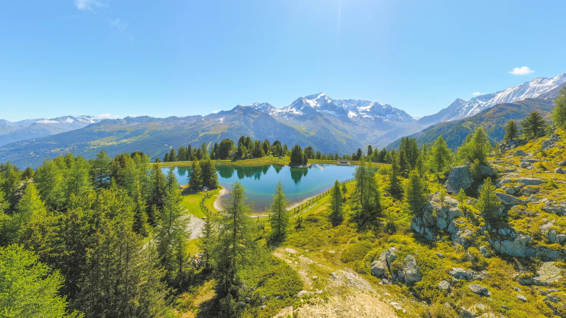 En balade au lac des Pierres Blanches !