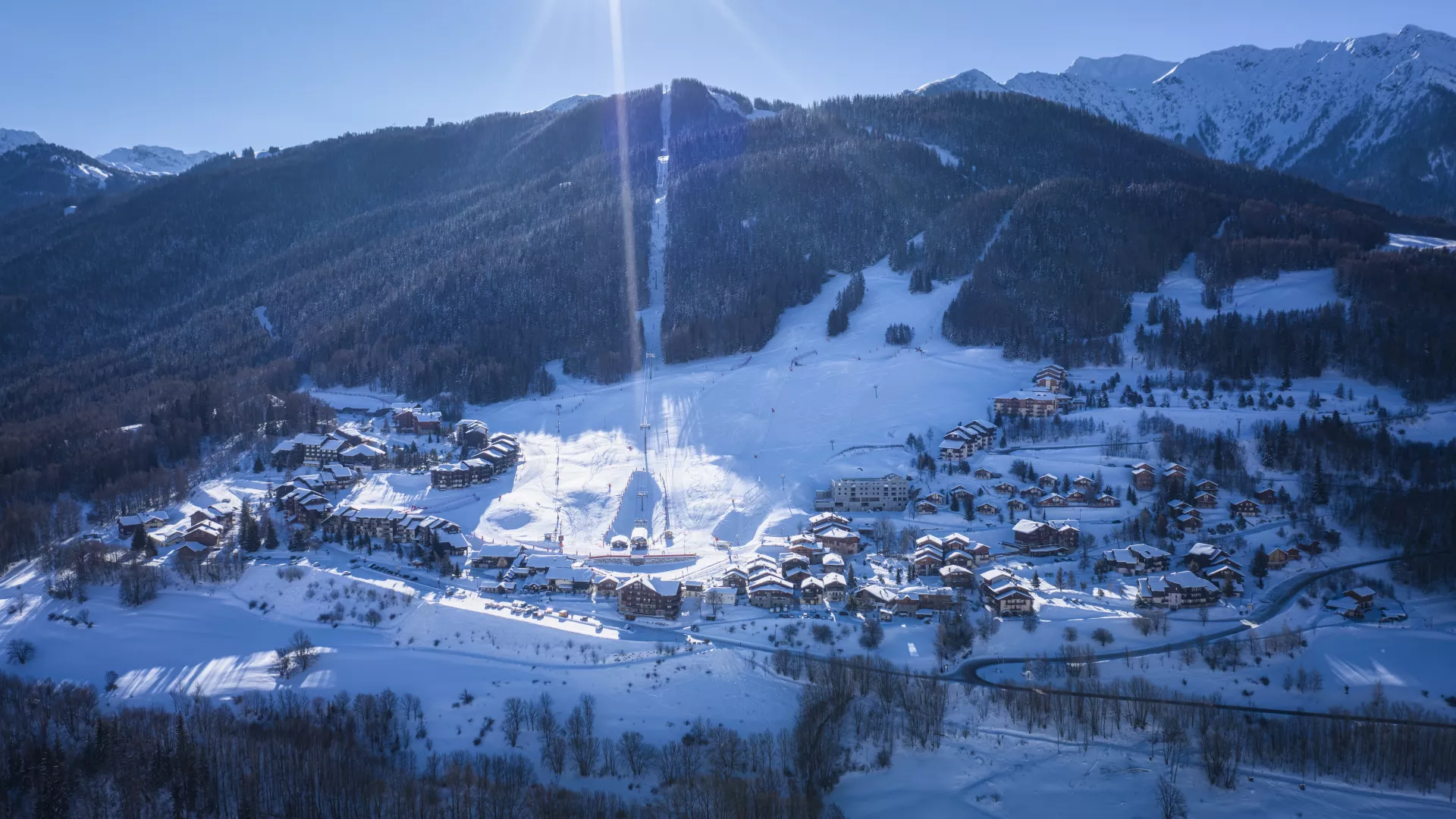 Vue globale Montalbert hiver