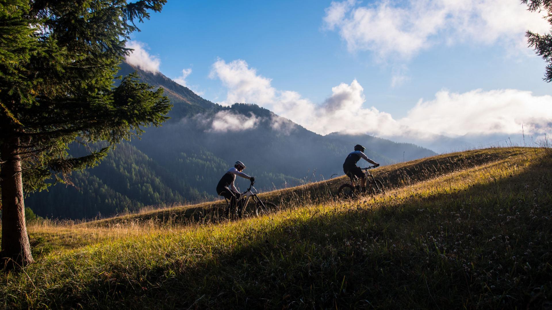 Vtt au coeur de la nature à La Plagne