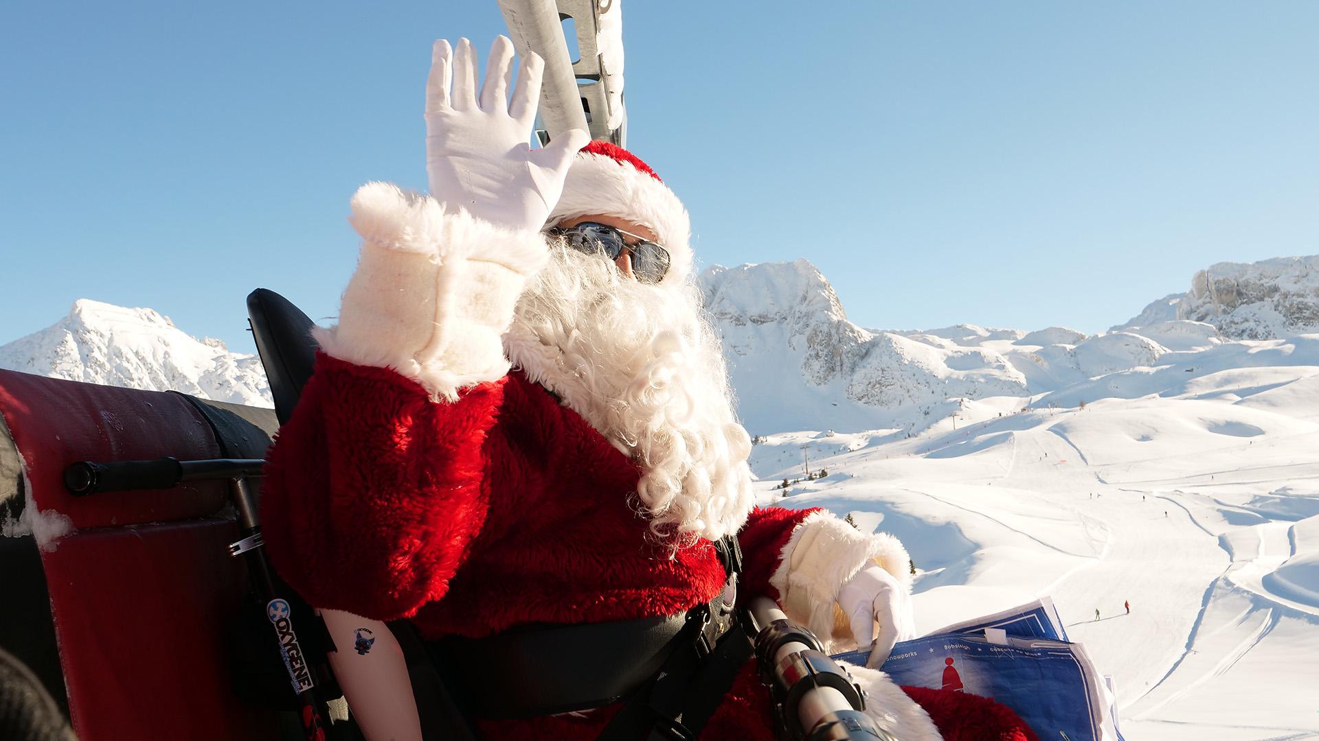 Noël à La Plagne Père Noël à La Plagne