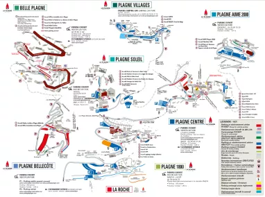 parking la plagne altitude parking la plagne altitude