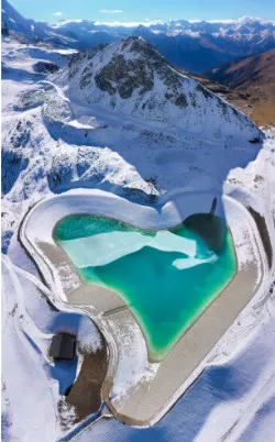 Retenue collinéaire col de forcle Retenue collinéaire col de forcle